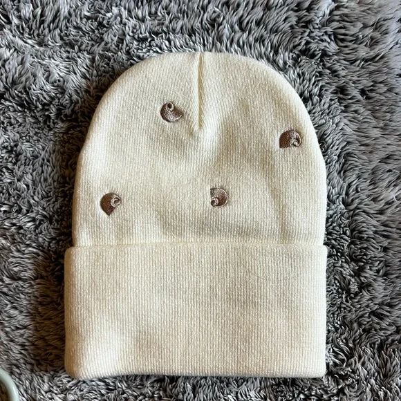 Carhartt Cream Beanie - women’s - NWOT - Picture 2 of 2